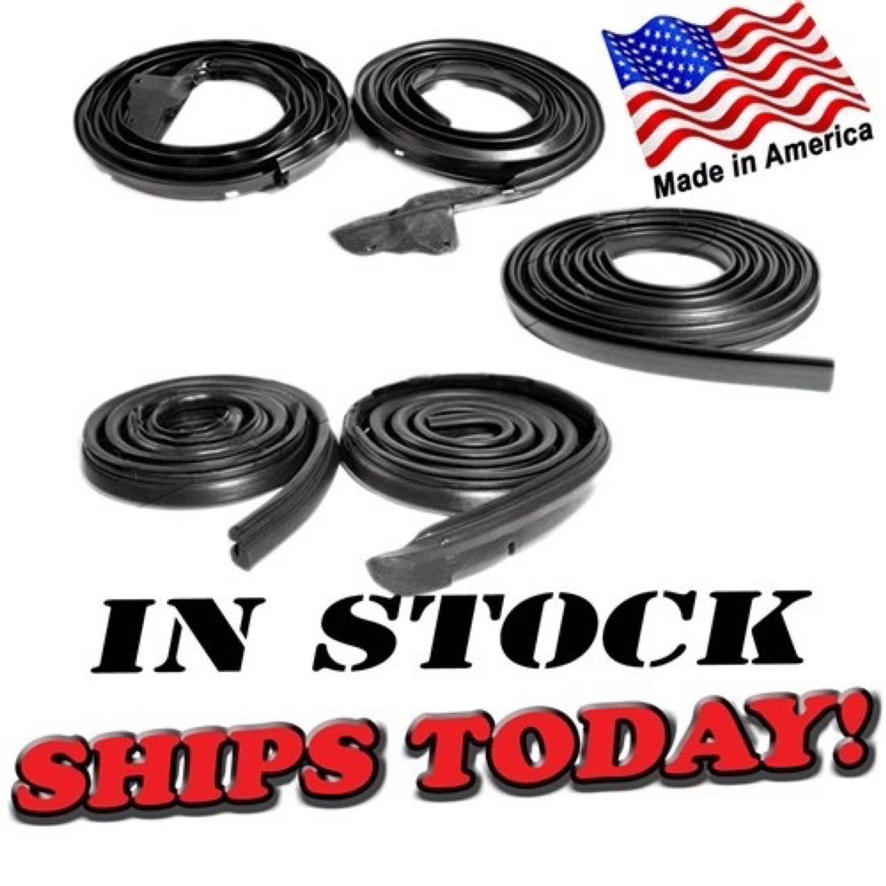 196870 Dodge Charger Basic Seal Kit, for 2Door Hardtop. Door (LM 23