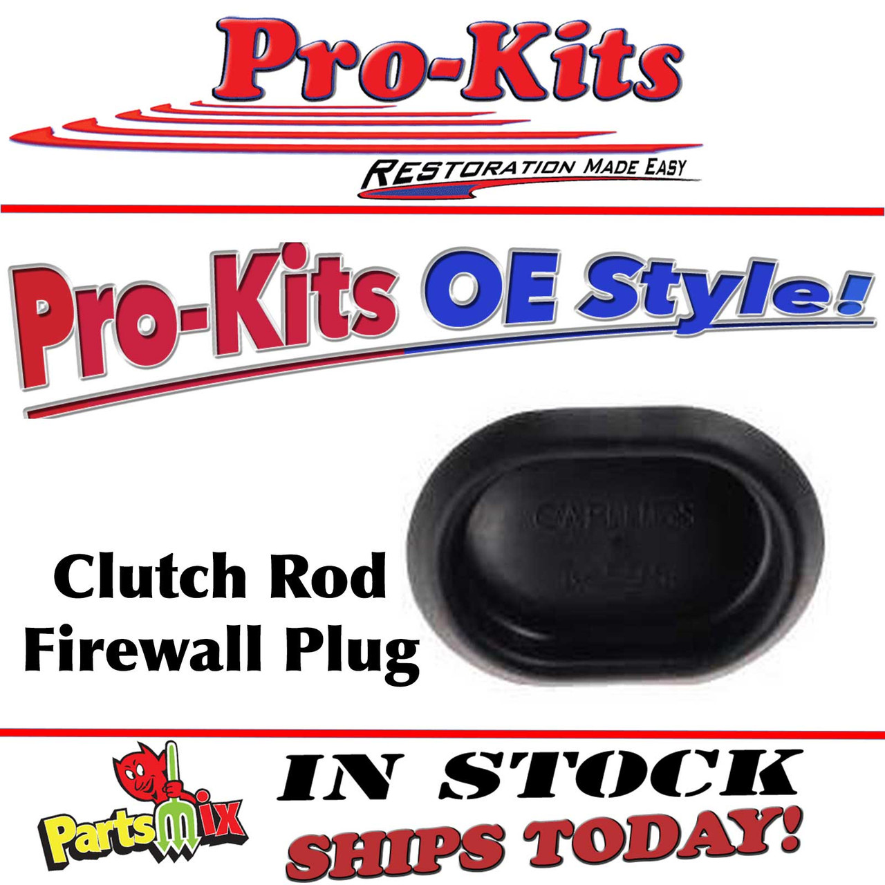Firewall Clutch Rod "Oval" Plug Partsmix LLC