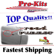 69 70 71 72 73 74 Plymouth Road Runner Split Emblem 69 70 71 72 73 74 Plymouth Road Runner Split Emblem