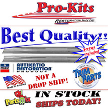 Mopar 67-76 Barracuda Duster Demon Dart Scamp Vailiant Sill Scuff Plates New