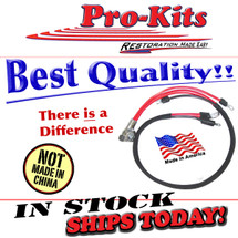 Mopar 1970-74 E-Body Small Block & 340-6 BBL T/A & AAR Positive Battery Cable with Strap that Hooks on Shock