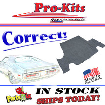 Mopar 71 72 73 Charger Super Bee SE Trunk Mat OE Quality White Felt Herringbone