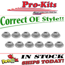 1968 Coronet, 440, Super Bee Tail Panel Chrome Trim Speed Nuts (16 pcs.) 1968 Coronet, 440, Super Bee Tail Panel Chrome Trim Speed Nuts (16 pcs.)