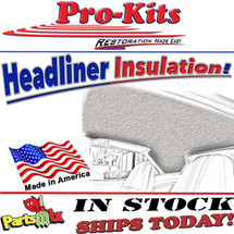 68-70 Roadrunner Satellite GTX Coronet Headliner Insulation, 3pc. 68-70 Roadrunner Satellite GTX Coronet Headliner Insulation, 3pc.