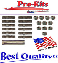 66 67 68 69 Standard Exhaust Manifold Bolt Nut Stud Kit for 361 383 Engines 66 67 68 69 Standard Exhaust Manifold Bolt Nut Stud Kit for 361 383 Engines
