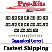 68 69 Barracuda Notchback Coupe Windshield Glass Molding Clip Kit 68 69 Barracuda Notchback Coupe Windshield Glass Molding Clip Kit