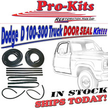 72-77  Dodge Trucks DOOR WEATHERSTRIP SEAL KIT 72-77  Dodge Trucks DOOR WEATHERSTRIP SEAL KIT