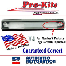 1970-1974 Cuda License Plate Light Lens