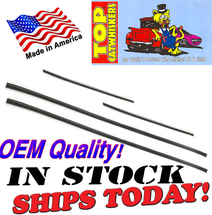 73 74 75 76 Dart Swinger 2 Door Hardtop 4pc Outer Window Sweep Felts, Fuzzies