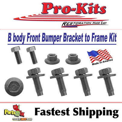 68 69 Road Runner 66-69 Coronet GTX Super Bee (Except Charger) Front Bumper Bracket Bolt Kit 68 69 Road Runner 66-69 Coronet GTX Super Bee (Except Charger) Front Bumper Bracket Bolt Kit