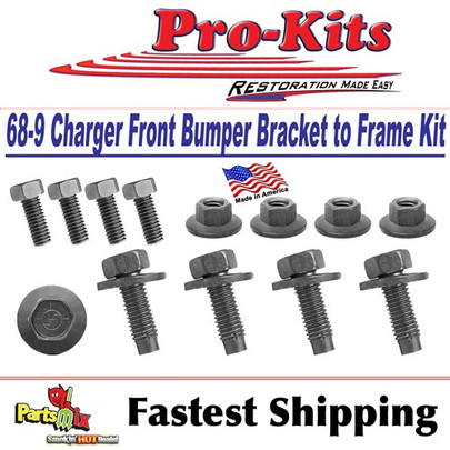 70 Coronet R/T, Super Bee 440, 500 Front Bumper Brackets to Frame Bolt Kit 70 Coronet R/T, Super Bee 440, 500 Front Bumper Brackets to Frame Bolt Kit
