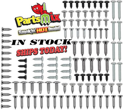 68 69 Barracuda W/O Fold Down Seat Interior Screw Kit  93 pieces