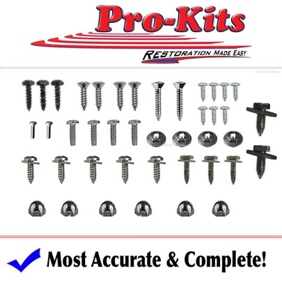 1966 67 Charger Console Screw Kit 47 pcs. New