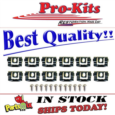 1970 E Body Cuda Challenger Barracuda Front Windshield Chrome Molding Clip Kit 1970 E Body Cuda Challenger Barracuda Front Windshield Chrome Molding Clip Kit