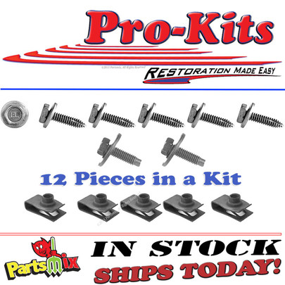 A, B, C & E Body Upper & Lower Dash Frame Fastener Mounting Kit