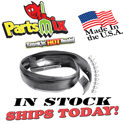 1970-71 Cuda & Challenger Hood to Radiator Support Seal with Clips. Each