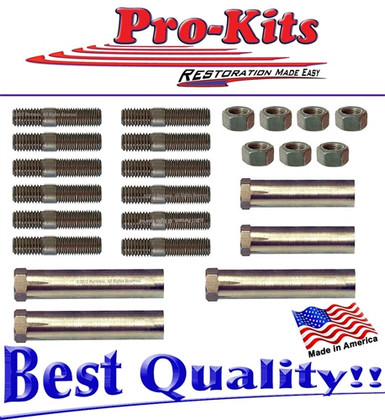 68 69 70 71 C-Body Newport Imperial New Yorker Fury Monaco 383 440 HP Exhaust Manifold Bolt Kit 68 69 70 71 C-Body Newport Imperial New Yorker Fury Monaco 383 440 HP Exhaust Manifold Bolt Kit