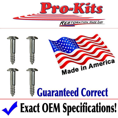 1966-67 B-Body Mopar Scuff Plate Screws 4 per pack