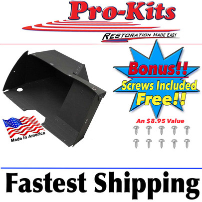 1964 Chrysler Glovebox Liner with  screws 1964 Chrysler Glovebox Liner with  screws