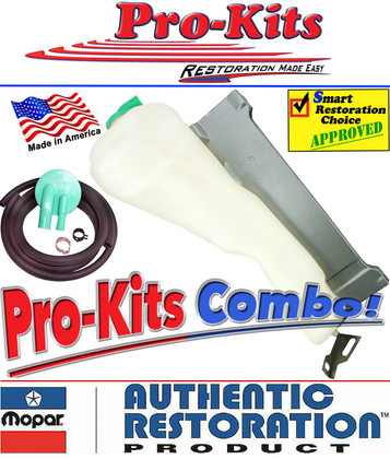 Over flow bottle/Bracket Combo 1973 74 (Will fit 70 71 72 73 74 B Body)