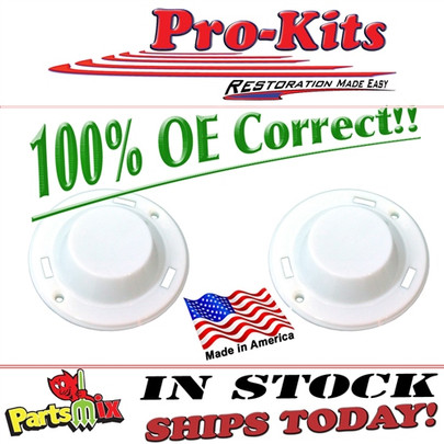 Pillar Post Dome Light Lens-Pair Fits: 65-66 B-Bodies & some C-Bodies