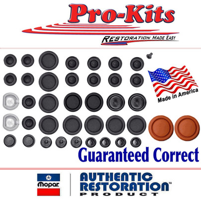Standard Body Plug Kit for 1971-1974 E-Body