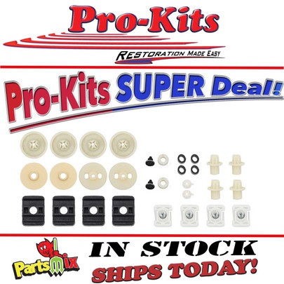 1970-1972 Cuda Barracuda Challenger Door Window Hardware Service Kit