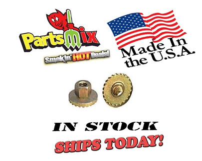 Bucket & Bench Seats Nuts with 1" Washer (Pack of 4) Most Commonly found & 66-70 B-Body Heater Box