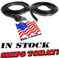 1970-74 Cuda & Challenger Molded Door Seals with Clips. For 2-Door Hardtop. Replaces OEM.#2895478/9. Pair R&L