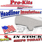 68-70 Roadrunner Satellite GTX Coronet Headliner Insulation, 3pc. 68-70 Roadrunner Satellite GTX Coronet Headliner Insulation, 3pc.