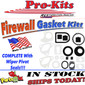 71-74 B-Body & 70-74 E-Body w/o A/C Firewall Gasket Kit w/Pivot Seals