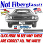 **REAL DEAL! Mopar E Body Cuda Challenger 1970 1971 TA Style Spoiler **FRONT**