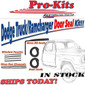80-93 D100-450 W100-350 Ramcharger Trailduster Front Door Weatherstrip Seal Kit 80-93 D100-450 W100-350 Ramcharger Trailduster Front Door Weatherstrip Seal Kit