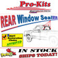 75-93 Dodge Truck Rear Window Gasket Seal w/lockstrip.