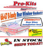 66-67 Belvedere Coronet Satellite Rear Window Gasket Seal 66-67 Belvedere Coronet Satellite Rear Window Gasket Seal