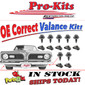 67 69 BARRACUDA FRONT VALANCE Gravel Panel BOLT KIT