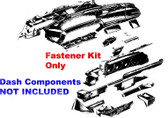 70 71 72 73 74 E-Body Cuda Challenger Dash Frame Screw Kit, Non A/C.