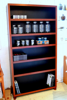 Bookcase, Jarrah and Black, Barbi