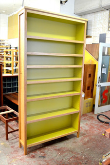Bookcase, Extra Large, Feature Ash and New Green