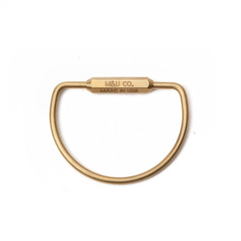 MAXX & UNICORN brass keyring