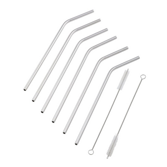 ALBI stainless steel straws set