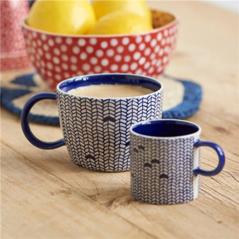 JONES & CO blue weave