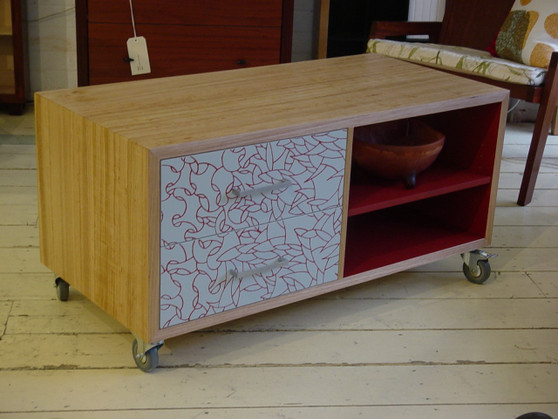 Two column cabinet in Ash