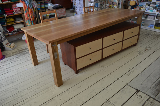 Dining table, American Oak, 2700x990