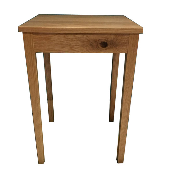 US Oak timber side table