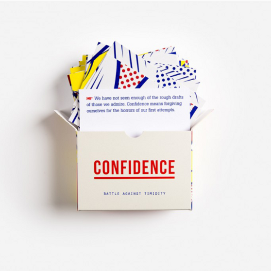 SCHOOL OF LIFE confidence prompt cards