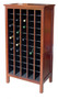 Wine cabinet, 5x11 Jarrah, traditional