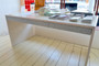 Desk , Two pack white finish with 3 drawers