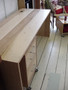 Desk, Stripey Ash, no drawers