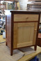 Bedside table with cupboard and drawer